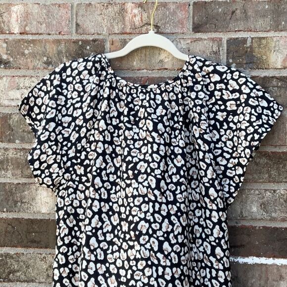 Take 50% OFF- Animal Print Stylish Black and White Women's Top, Size-M - Picture 9 of 10